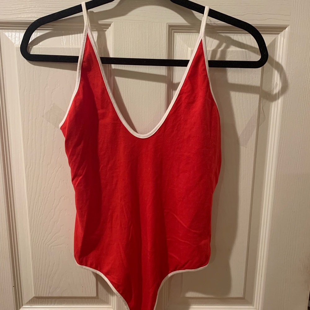 Red Thong Bodysuit